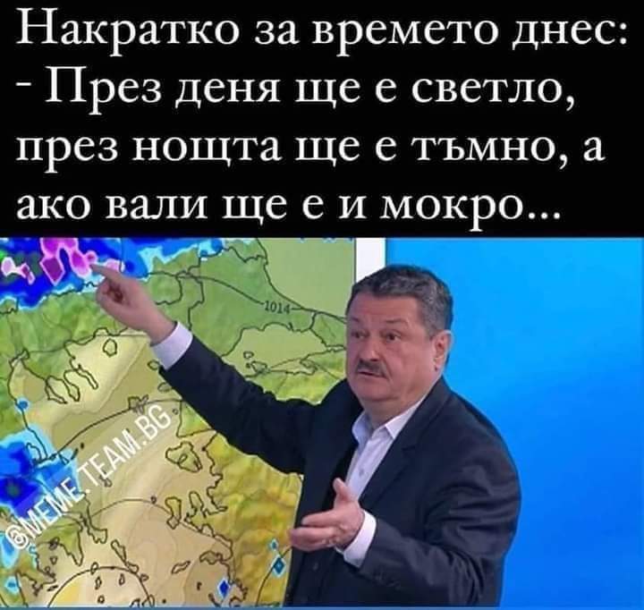 Накратко за времето: